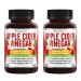 Apple Cider Vinegar Capsules with Ginger Papaya & Chamomile | 1390mg | Supports Digestion Immunity | Like with Mother | Non-GMO & 100% Natural | 180 Capsules