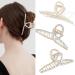 Hair clips women metal hair clip large - thick hair tocess hair gripper slipproof hairpise pearls hair clips rhinestone gold hair claw clips hair clasp for women