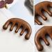 Premium Wooden Massage Comb | Wide Tooth Sandalwood Head Massage Tool for Acupuncture & Gua Sha | Unisex Hair Care - Buy Online on GoSupps.com