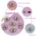 Handmade 6Pcs Blue Evil Eye Sequined Patches - Rhinestone Beaded Applique for Clothes, Jackets, Jeans & Bags - Buy Online on GoSupps.com