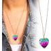 PEMXSWA Natural Quartz Crystal Moon Pendant Chakra Healing Crystal Necklace Jewelry for Women Wonderful Christmas Birthday Gift (L 1 PC) - Buy Online on GoSupps.com