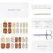 DANNI & TONI 28 Golden Luxe Gel Nail Polish Strips - Salon-Quality Manicure Stickers Set - Buy Online on GoSupps.com