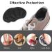 Molain Heel Cushion Inserts - Set of 4 Pairs for Loose Shoes, Anti-Slip Grips, Blister Prevention - Black/Beige/Grey - Buy Online on GoSupps.com