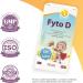 Fyto D 800 IU Vitamin D3 for Children - Growth & Vitality Bone & Teeth Support Enhanced Immunity & Defense 10ml Dropper Neutral Taste Plant Derived Natural No Additives - Buy Online on GoSupps.com