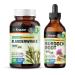 BIO KRAUTER Bladderwrack 100 Capsules & Burdock Root Tincture 4 Fl. Oz