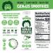 Genius Juice Organic Coconut Smoothie 6-Pack | Nutrient-Rich Meal Replacement with Whole Coconut | Low Calorie Vegan Drink | Dairy-Free & No Added Sugars - Buy Online on GoSupps.com
