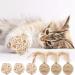Shengruili Sisal Ball Catz - 6 Eco-Friendly Interactive Cat Toy Balls for Playful Pets - Buy Online on GoSupps.com