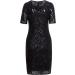 Buy VIJIV Women's Vintage 1920s Gatsby Sequin Beaded Lace Cocktail Dress - L/UK14-16/EU42-44 - Black | International Shipping Available - Buy Online on GoSupps.com