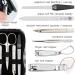 3 Swords Germany - brand quality 8 piece manicure pedicure grooming kit set for professional finger & toe nail care scissors clipper fashion leather case in gift box Made by 3 Swords (002013) CHEQUERED - Buy Online on GoSupps.com