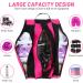 Glaitc Inline Pocket Roller Shoes Bag - Adjustable Skating Carrier for Adults & Kids - Pink Ski Shoe Backpack - Buy Online on GoSupps.com