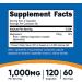 Nutricost Magnesium Orotate 1000mg - 120 Capsules | Non-GMO, Gluten Free | 60 Servings, 500mg Per Capsule - Buy Online on GoSupps.com