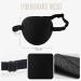 Joaoxoko Black 3D Adjustable Eye Patches for Amblyopia - 2 Pcs Medical Lazy Eye Patches for Adults - Left or Right Eyes - Buy Online on GoSupps.com