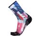 Zensah Limited Edition Running Socks - Anti-Blister Comfortable Mini Crew Sports Socks Moisture Wicking M Liberty