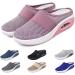 PGOJUNI Women's Plantar Fasciitis Air Cushion Walking Shoes - Wide Width Orthopedic Diabetic Outdoor Sneakers in Blue - Size 6.5-7 - Buy Online on GoSupps.com