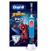 Oral-B Pro Kids Electric Toothbrush Christmas Gifts For Kids 1 Toothbrush Head x4 Spiderman Stickers 2 Modes with Kid-Friendly Sensitive Mode For Ages 3+ 2 Pin UK Plug Blue