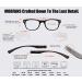 Square Frame Reading Glasses 4 Pack Mix for Women & Men | Sun Readers 1.25x with Spring Hinge & Pouch - Buy Online on GoSupps.com