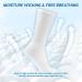 LIN Diabetic Socks for Men & Women | Non-Binding Circulatory Extra Wide Top | 12 Pairs Crew/Snow White - Buy Online on GoSupps.com