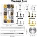 420 Sets Double Cap Brass Rivets Kit - Leather Studs with Setting Tools for Repair and Crafts - 4 Colors, 3 Sizes - 420 Pack - Buy Online on GoSupps.com