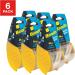 Seal-It Bandit Shipping Tape 6 Pack 2 Inches x 1600 Inches Total 9600 Inches Noiseless with One Arm Dispenser - Buy Online on GoSupps.com