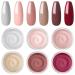 2G Dipping Powder Kit Nail Starter Nail 6PCS Dipping Powder System French Powder No Needed Nail Lamp Fast Dry Nail Art Manicure DIY Salon Gift Set for Women Girls DIY Nail Beginner Home Salon Gift color01