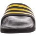 adidas Unisex Adilette Aqua Slides Sandal - Core Black/Gold Metallic - Size 9 Women/8 Men - Buy Online on GoSupps.com