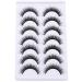 Goddevnus 5D Volume CC Curl Wispy Mink False Eyelashes - 14mm Short Length Pack - Natural Look with Clear Band, Like Extensions - Buy Online on GoSupps.com