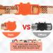 VKPETFR Breakaway Cat Collar 3 Pack - Cute Flower & Bandana Design - Adjustable Safety Buckle Kitten Collars with Bow Tie and Bell - Ideal for Girl Boy Cats and Puppies - Orange - Buy Online on GoSupps.com