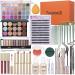 All in One Makeup Kit for Women Full Kit Makeup Gift Set for Girls & Women Travel Makeup Set Professional Makeup Kit Includes lash Clusters Kit Eyeshadow Lipstick Brow Pencil Eyeliner Brush Set