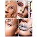 EBANKU 3Pcs Face Glitter Gel Set - Mermaid Sequins Chunky Glitter Liquid with Brushes - Festival Party Makeup Decoration - Blue/Orange/Pink - Buy Online on GoSupps.com