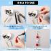 500 Pieces 50mm Eye Pins for Jewelry Making - Gold & Silver Ball Head Pins for DIY Earrings, Bracelets - Crafting Accessories Supply - Buy Online on GoSupps.com