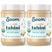 Soom Foods Single-Source Pure Ground Organic Sesame Tahini Paste 16oz (2 Pack) | Silky Smooth Texture in Hummus, Dips, Salad Dressings | Vegan, Nut-Free, Gluten-Free, Dairy-Free, Keto, Paleo, Plant Based, Kosher, Organic