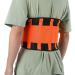 Weikeya Waist Trimmer Belts - Breathable Back Support & Pain Relief - Flexible Velcro Design - Orange - Buy Online on GoSupps.com