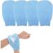 Sibba 2 Pairs Exfoliating Gloves - Body Scrubber for Shower & Bath - Removes Dirt, Dead Skin, Tan & Keratosis Pilaris - Exfoliating Mitt (Blue) - Buy Online on GoSupps.com