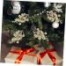 TOPPERFUN 10pcs Christmas Imitation Berries Fake Winter Berry Christmas Berries Picks Christmas Tree Beads Stick Berry Picks Floral Craft Berry Stems Cone Plant Fake Decoration Pumpkin Foam Golden 19X5X5CM - Buy Online on GoSupps.com