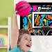 AND1 Over The Door Mini Hoop Set - 18x12 Portable Basketball Hoop with Flex Rim - Teal/Pink Mini Hoop - Includes 2 Deflated Mini Basketball & 2 Balls - Buy Online on GoSupps.com