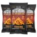 Outstanding Foods Pig Out Crunchies - Vegan Plant Based Gluten Free Low Carb Kosher Snacks - Source of 20 Essential Vitamins and Minerals - Texas BBQ 3.5 oz 3 Pack Texas BBQ 3.5 Ounce (Pack of 3)