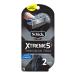 Schick Xtreme 5, Men disposable Razors with premium Handle and 5 Blades, 2 Count W301529600