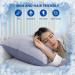 HOMFINE Cooling Pillow Cover Set - Double-Sided Cooling Pillows for Side Sleepers - ARC-Chill Fiber for Summer Comfort - Buy Online on GoSupps.com
