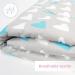 Baby Swaddle Wrap Blanket | Newborn Cotton Swaddling Sleeping Bag 0-3 Months (Blue Hearts) - Buy Online on GoSupps.com