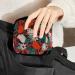 GIAPB Period Bag Sanitary Napkin & Makeup Pouch | Botanical Flower Pattern | Color2077 - Buy Online on GoSupps.com
