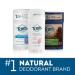 Tom's of Maine Men's Mountain Spring Deodorant 2.25 oz - Pack of 3 | Aluminum-Free Natural Formula - Buy Online on GoSupps.com