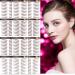 Aresvns 4D Eyebrow Tattoo Stickers 132 Pairs ! Reddish Brown (Chocolate Color) Imitation Fake Eyebrows Realistic Tattoo Eyebrows Eyebrow Transfers Stickers Christmas Gift brown37910