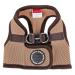 Puppia dog harness for small and medium -sized dogs - soft vest in many colors - also used as a puppy dishes - anti -anti -tension harness for dogs beige l l beige