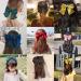 Buy Big Bowknot Hair Clips - 6 Large Loop Hair Accessories for Women Girls & Schoolgirls - Vibrant 6 Color Set - Buy Online on GoSupps.com