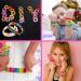 LauCentral 28 Colors Premium Rubber Bands Refill Loom Set for Kids - Bracelet Making Kit with Clips, Beads, and Charms - Creative DIY Craft Gift - Buy Online on GoSupps.com