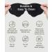Acousdea No Strap Sleeping Eye Mask for Men and Women - 100% Light Block-Out, Comfortable & Soft - Ideal for Side-Sleepers & Travel - Zero Pressure Eye Mask (Medium) - Buy Online on GoSupps.com