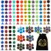 Coyeekn DND Dice Set , 25 x 7 (175 Pieces) Polyhedron Dice 25 Colors Dice for Dungeons and Dragons Tabletop Role-Playing Games with 1 Large Flannel Bag 25set