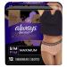 Always Discreet Boutique, Incontinence & Postpartum Underwear For Women, High-Rise, Size Small/Medium, Rosy, Maximum Absorbency, Disposable, 12 Count
