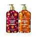 Hempz Fall Body Lotion 2-Pack Pumpkin Pie and Caramel Apple Moisturizer Hostess Gift Winter and Fall Body Care Routine 17 oz Duo