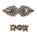 Buy 2 Piece Retro Vintage Metal French Hairpins - Bronze Rose Accessories (1 Pack) | International Shipping Available - Buy Online on GoSupps.com